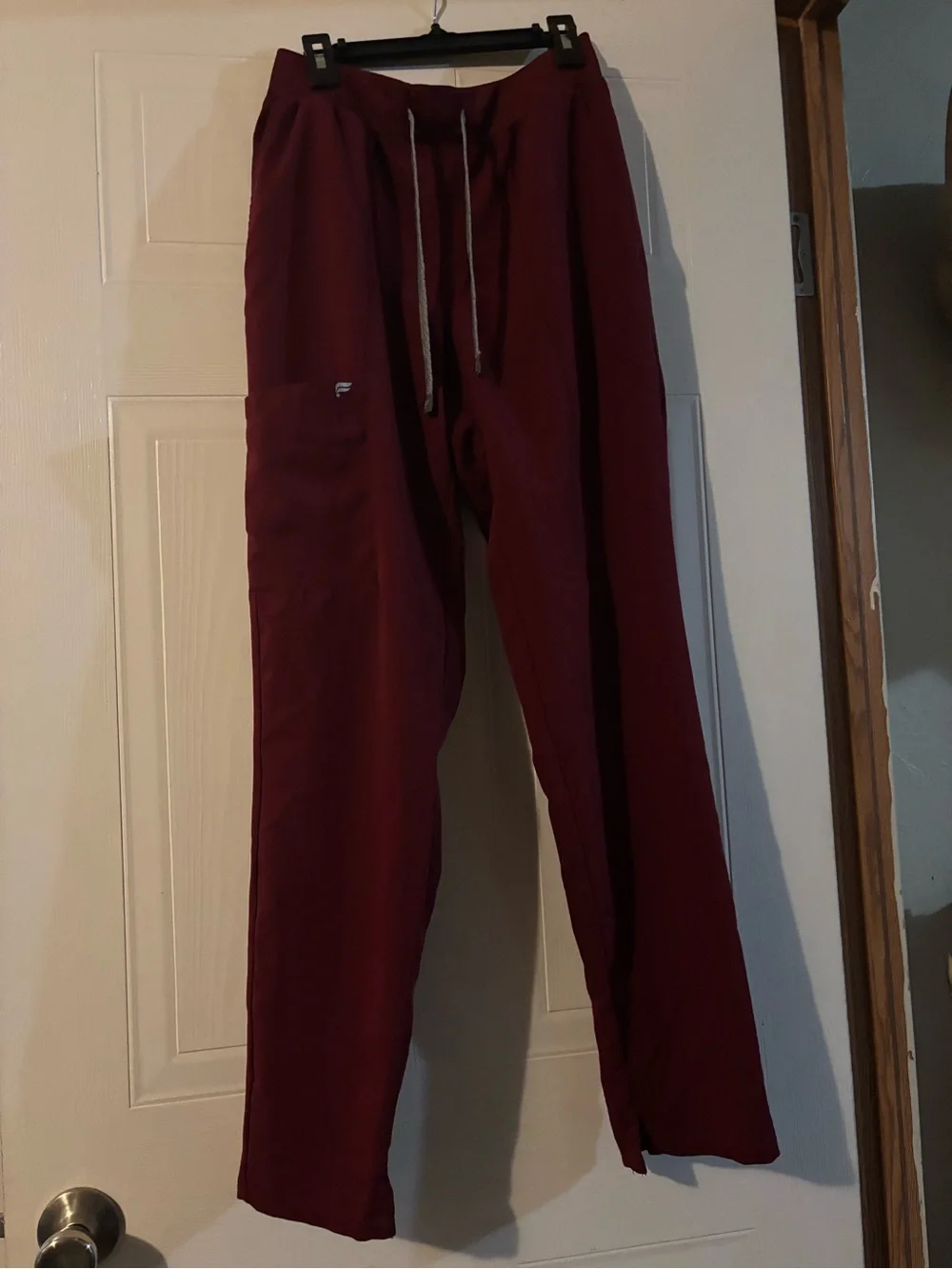 Woman’s Burgundy Scrub Pants